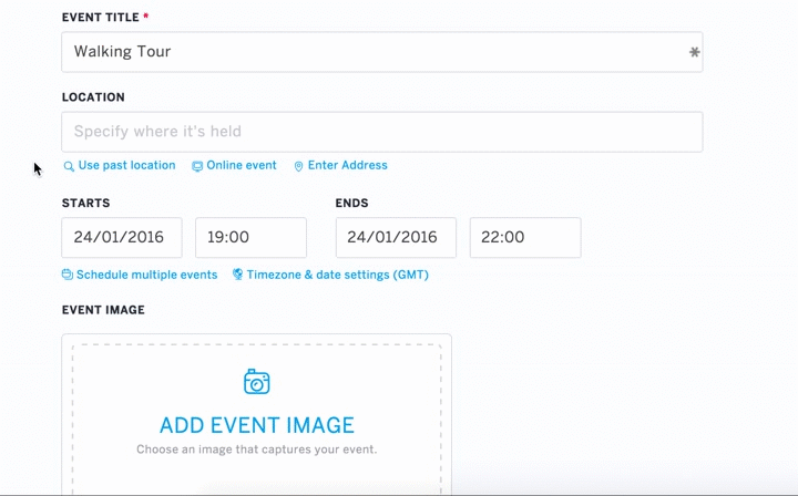 How To Create An Event Eventbrite Help Centre