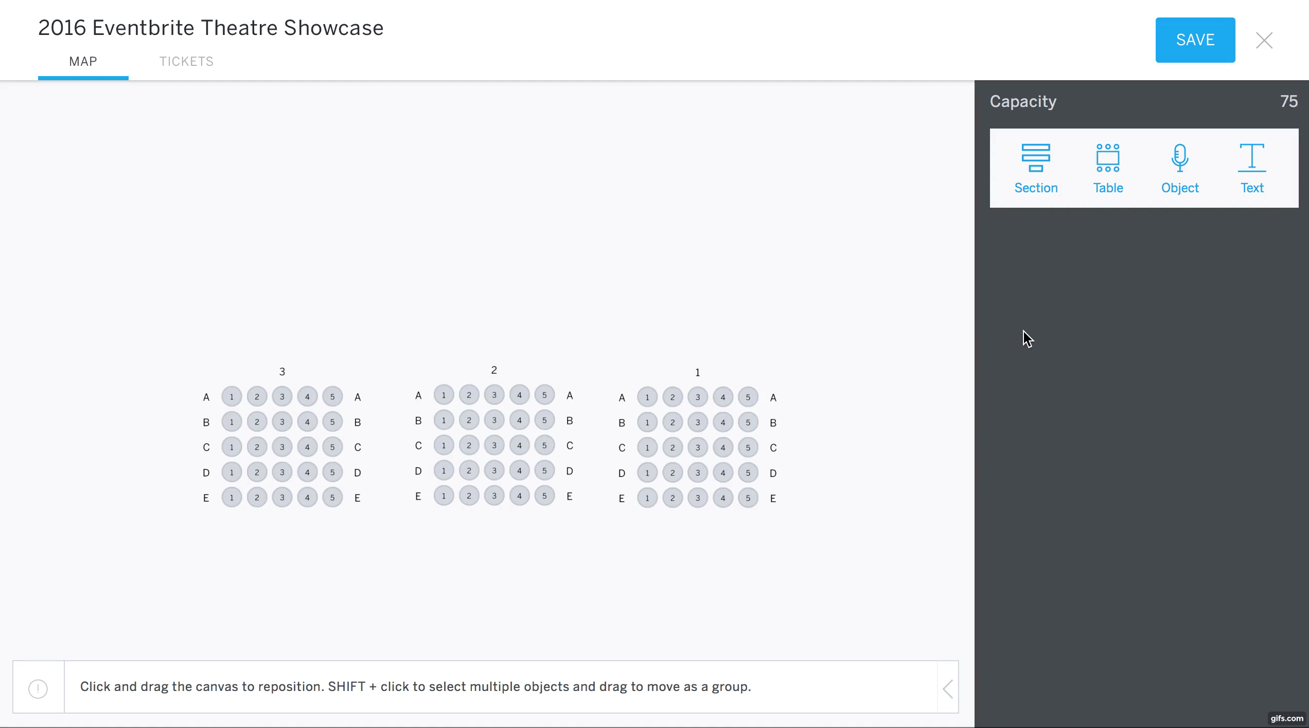 Event Seating Chart App