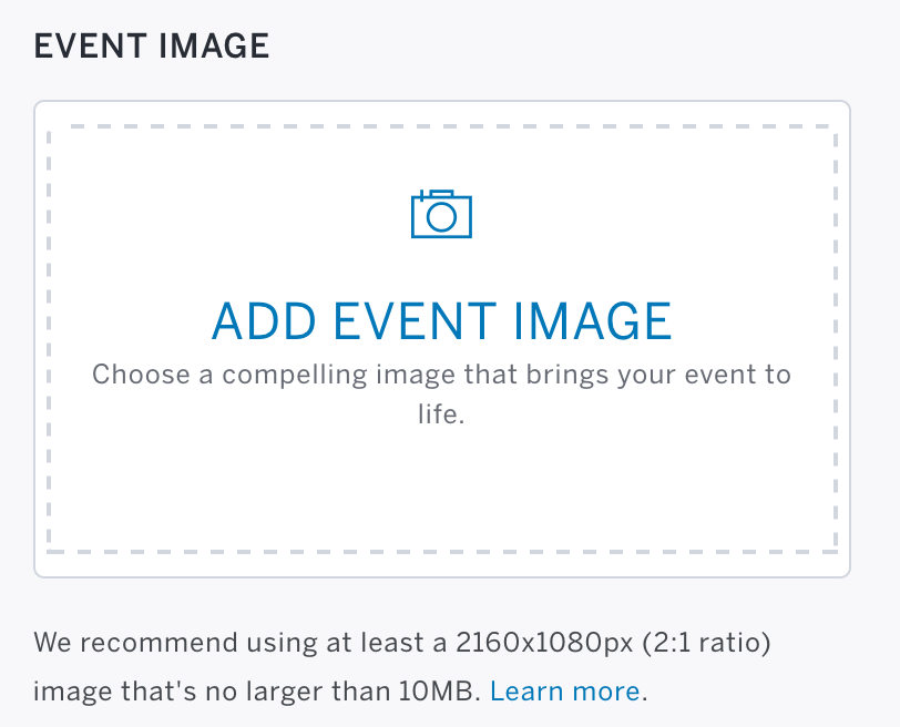 using eventbrite for events