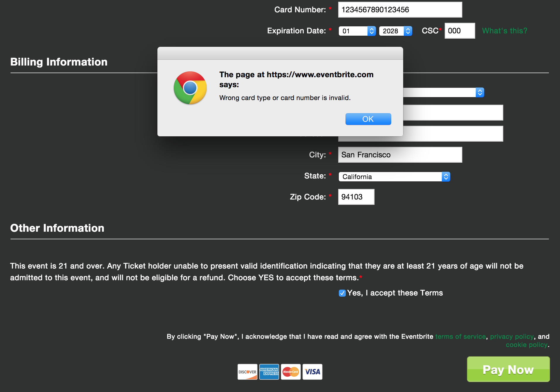 How to troubleshoot problems registering for an event | Eventbrite Help Centre