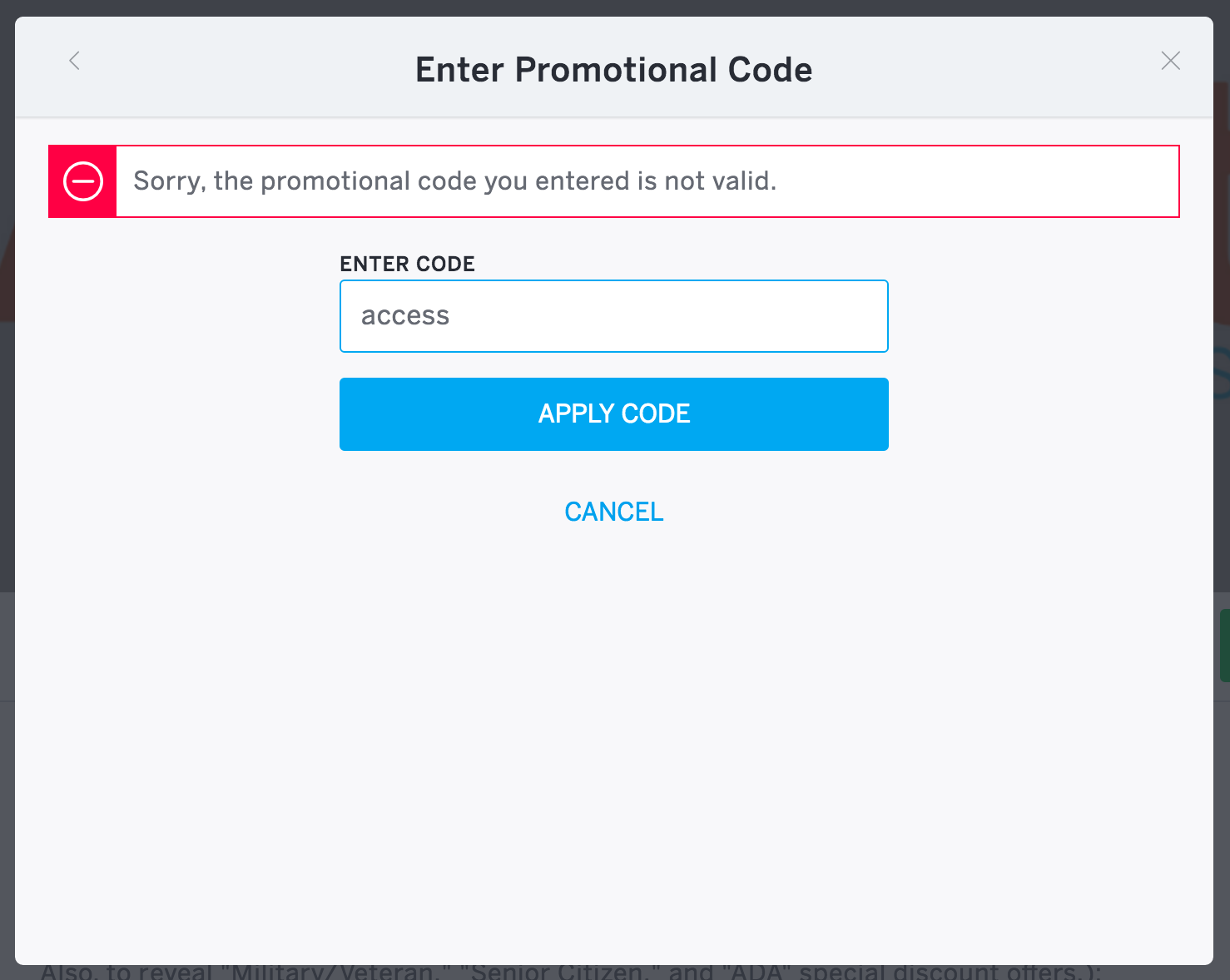 How To Apply A Discount Or Access Code To Your Order Eventbrite