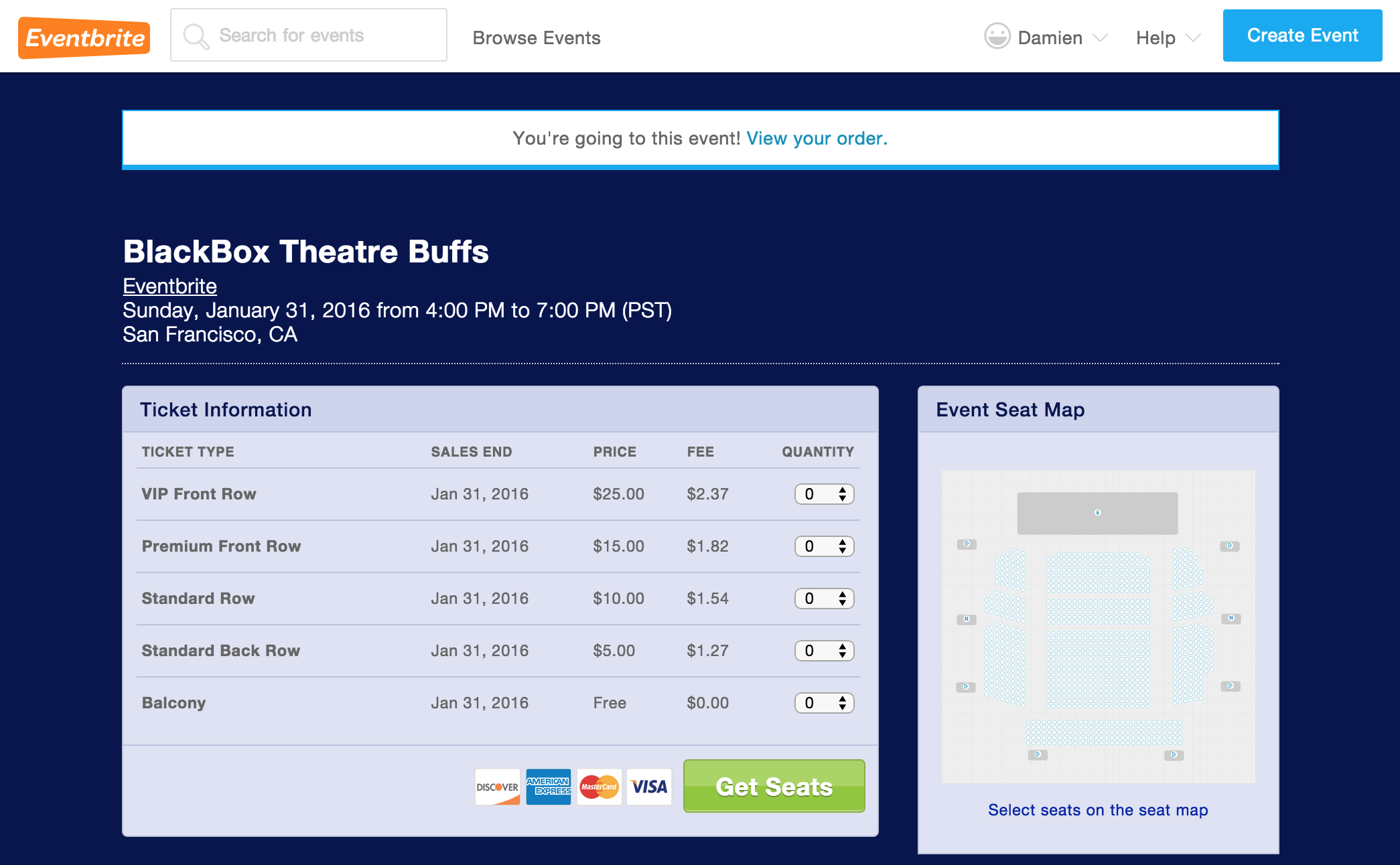 my eventbrite tickets