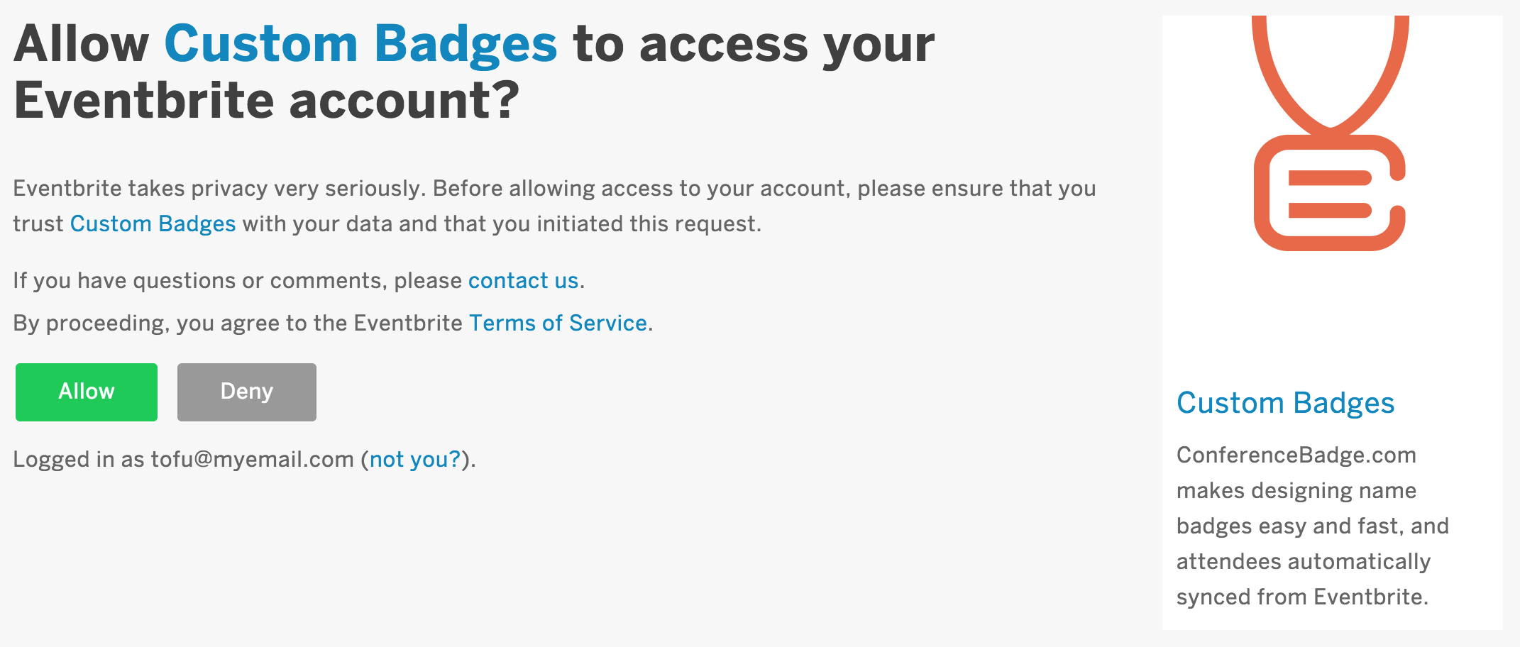 How to create custom name badges with Eventbrite's