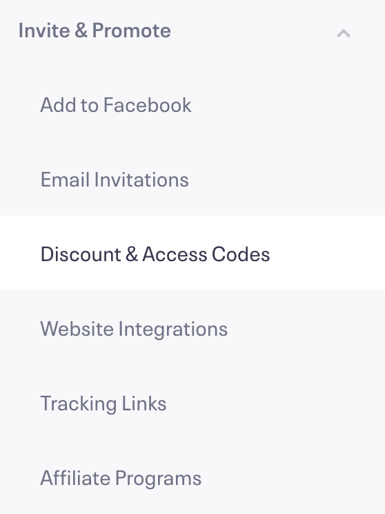 How To Set Up Discount Codes For An Event Eventbrite Help Center