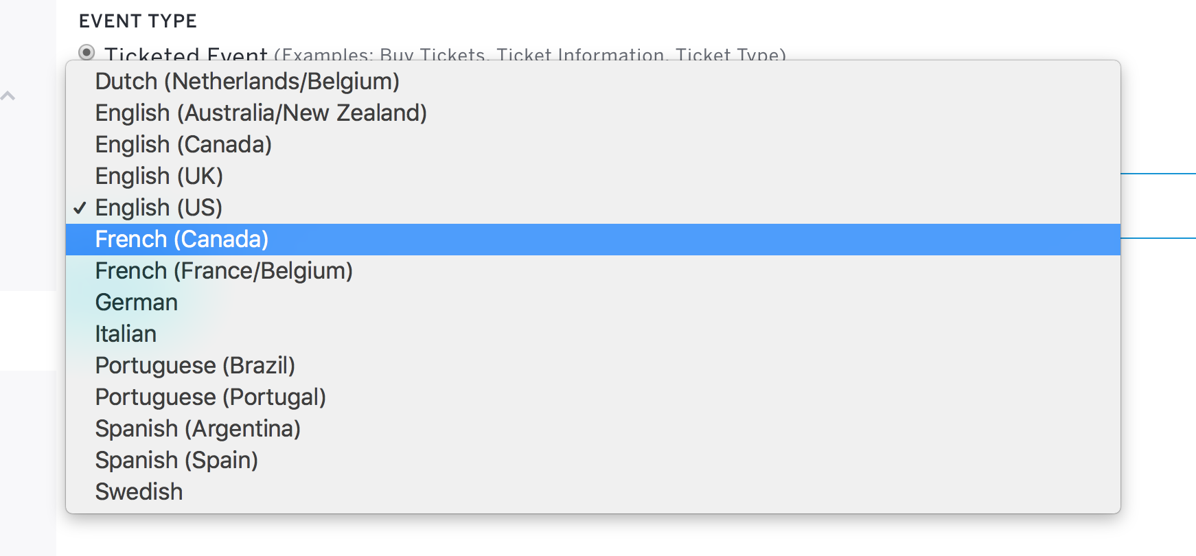 How To Change The Language Settings For Your Event Eventbrite Help Centre
