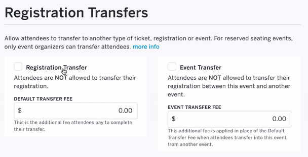 How To Customize Transfer Settings By Ticket Type Eventbrite Help Manage Events Is The Third Option In Account Menu And Link