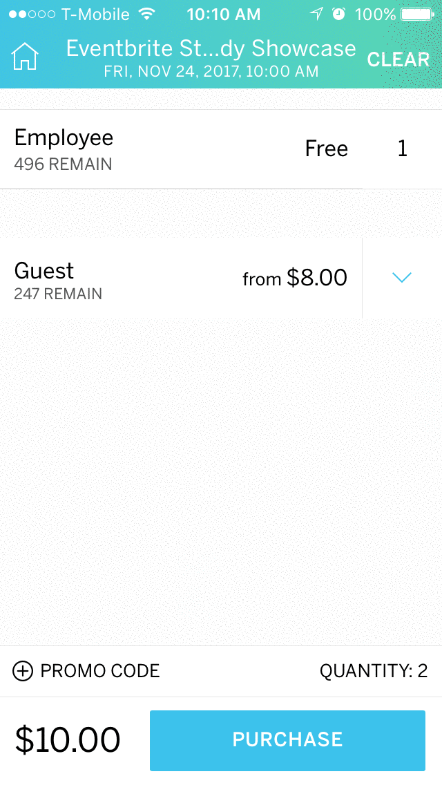 How to sell tickets at your event with Eventbrite Organizer for iOS
